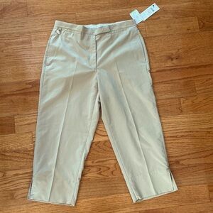 🆕‼️lizgolf tan cropped pants size 12